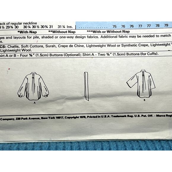 McCals 6404 sewing pattern tunic top pullover size 10 12 14 - Picture 6 of 6